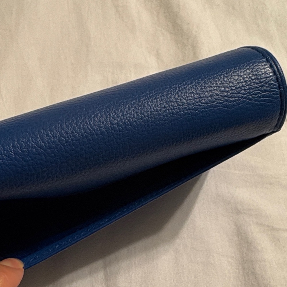 Tory Burch Britten Duo Envelope Continental Leather Clutch/Wallet NWT - Picture 8 of 12